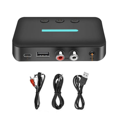 Bluetooth Receiver RCA 3.5mm AUX Wireless Audio Adapter for Vehicles
