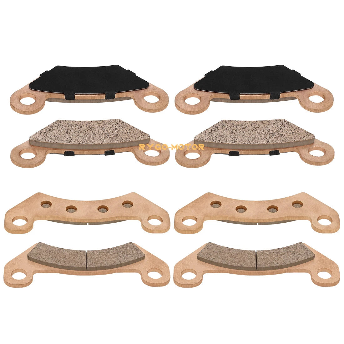 Sintered Front & Rear Brake Pads for John Deere Gator XUV 855D 855E 855M (2011–2022)