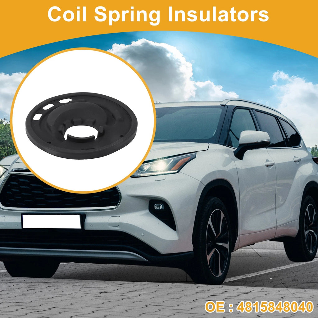 Lower Coil Spring Insulator Rubber Replacement 1 Pc for Toyota Highlander (2001–2023)