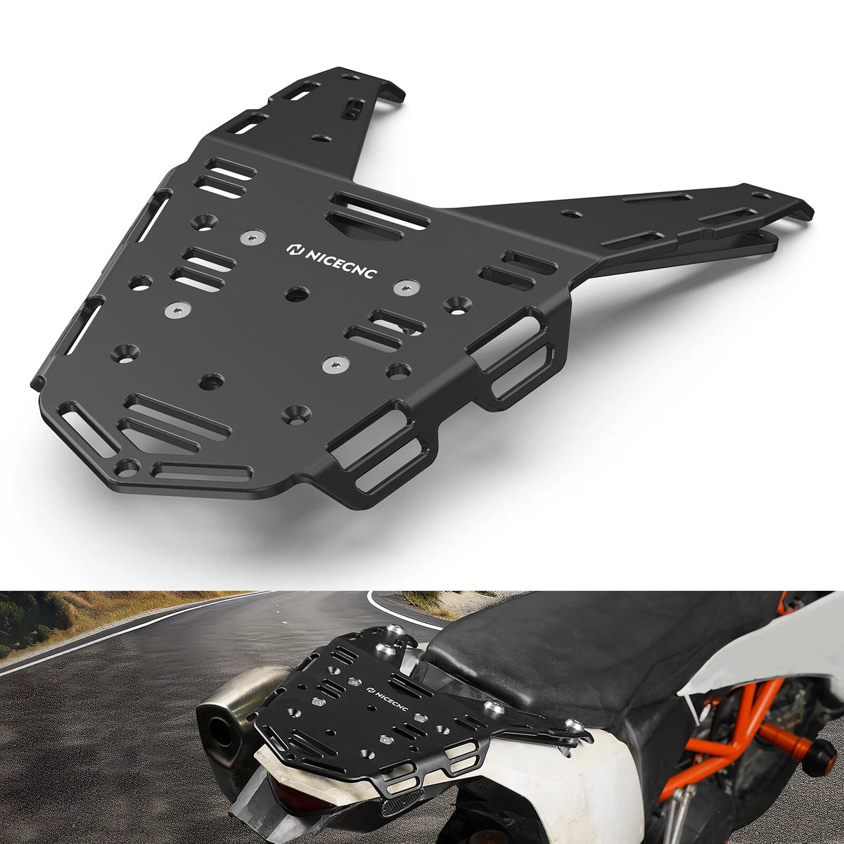 Rear Luggage Rack Case Carrier for KTM 690 Enduro R (2008–2018)