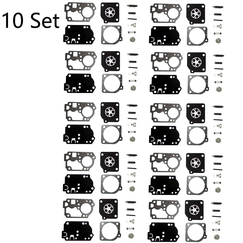 10x Carburetor Repair Kit for Zama RB-142, Homelite C1U-W32, C1U-W32A