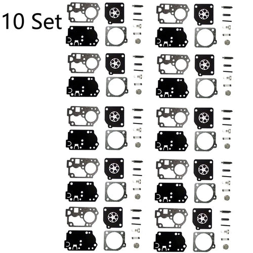 10x Carburetor Repair Kit for Zama RB-142, Homelite C1U-W32, C1U-W32A