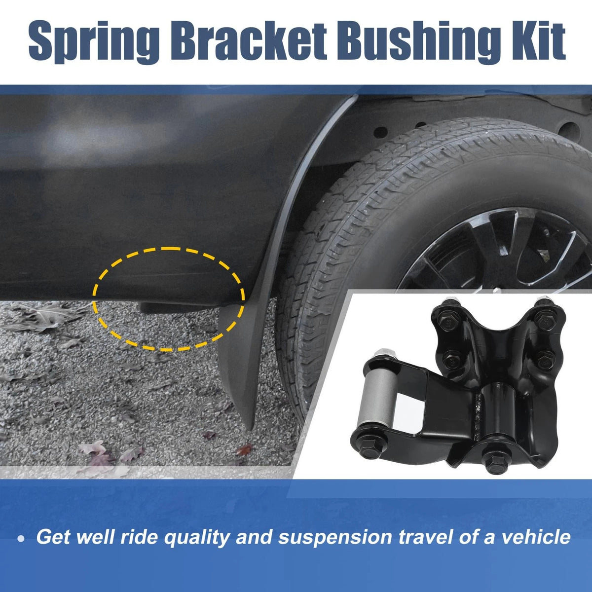 Rear Leaf Spring Shackle Bracket Kit Pair for Ford Ranger Mazda B (2000–2011)