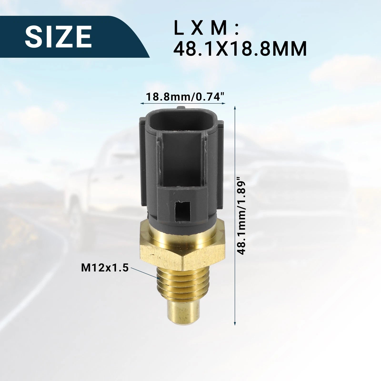 Coolant Temperature Sensor for Toyota Land Cruiser Water Temp Sensor (2008–2021)