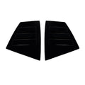 Pair Gloss Black Rear Window Louver Shutter Cover for Subaru WRX STI (2014–2021)