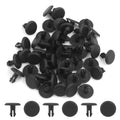 50Pcs Plastic Car Rivet Fastener for Bumper Clip Retainer (Universal)