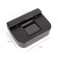 2pcs Black Solar Car Window Fan for Radiator Airflow (Universal)
