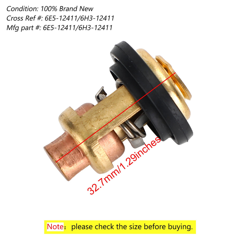 Outboard Thermostat for Yamaha 60HP 60TLR 70TLR 50C (60) 6E5-12411 6H3-12411
