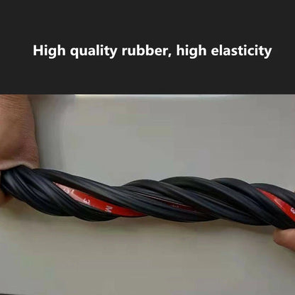 10M Universal Car Rubber L Shape Dual Layer Seal Strip For Car Door Hood Trunk