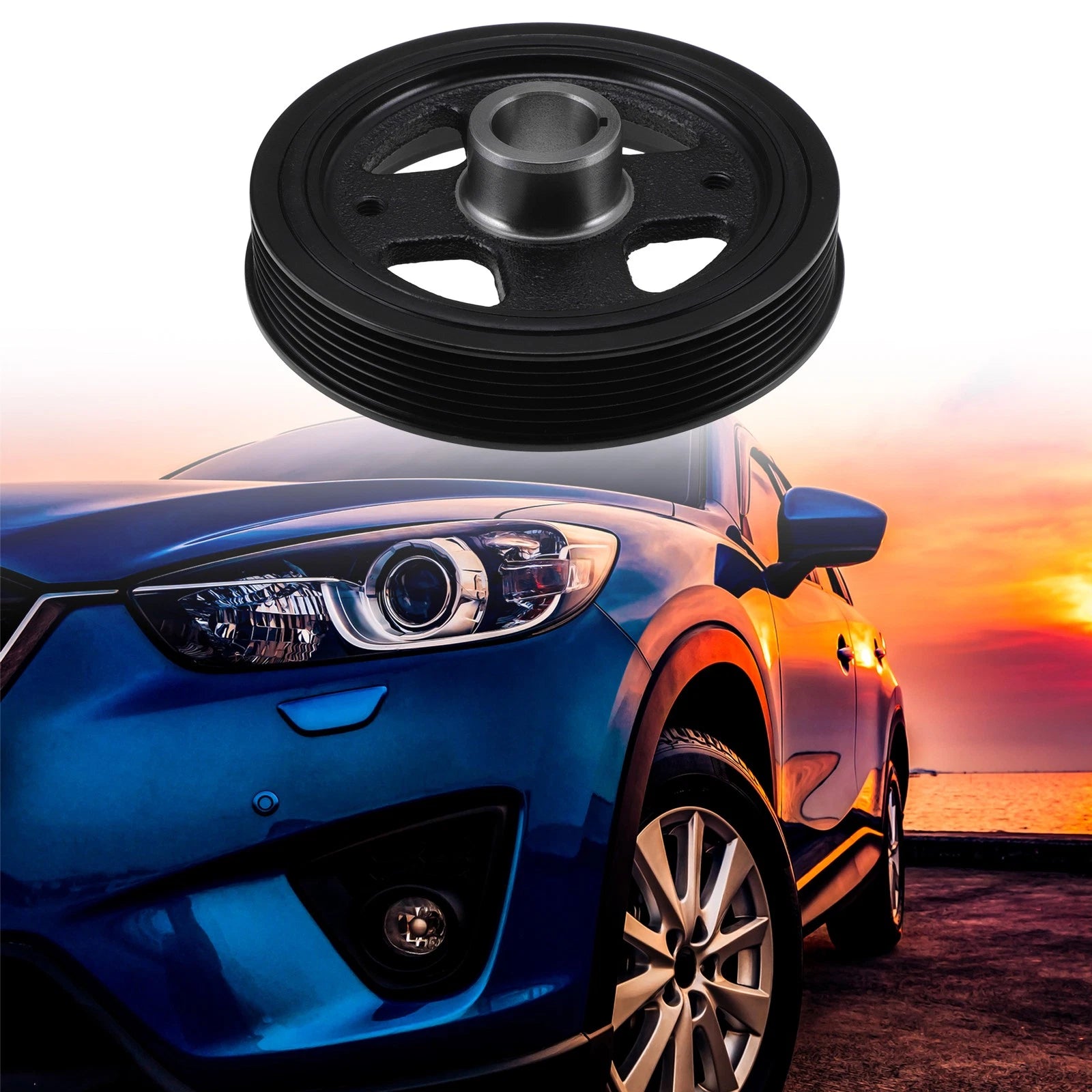 Engine Harmonic Balancer Crank Pulley Replacement for Lexus CT200h (2011–2022)
