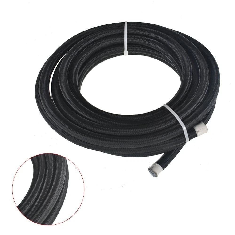 20FT Hose Kit with 10 Fittings for E85 8AN Nylon PTFE Fuel Line