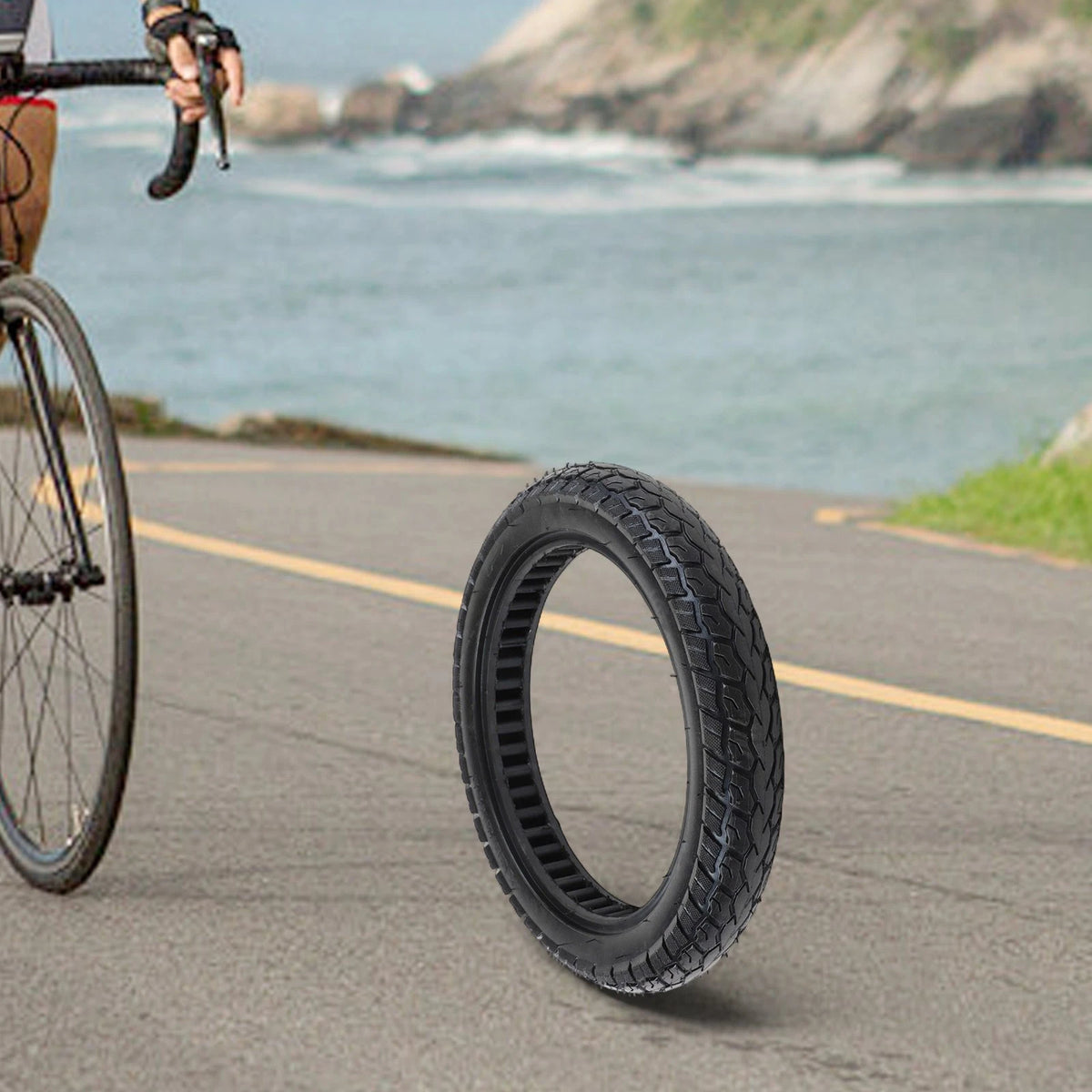 14 Inch Solid Tire for Electric Bicycle (Punctureproof, Reliable Handling)