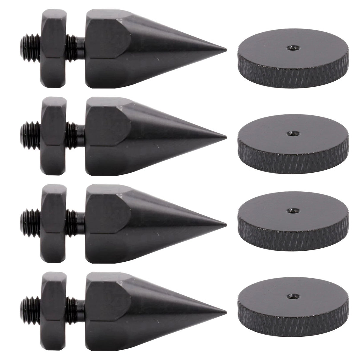 Set of 4 M6 Speaker Isolation Spikes for Studio Monitor Stands (40mm)