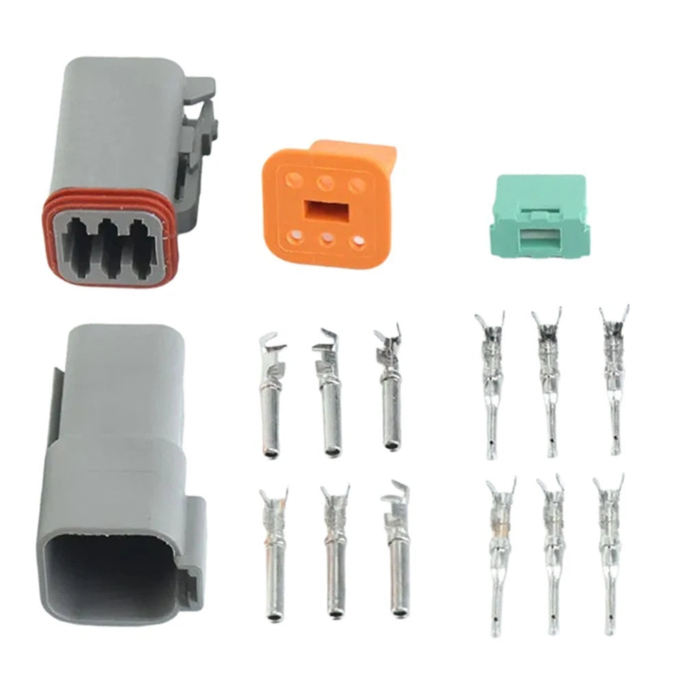 6pin DEUTSCH Connector for Automotive Use Waterproof Flame Retardant