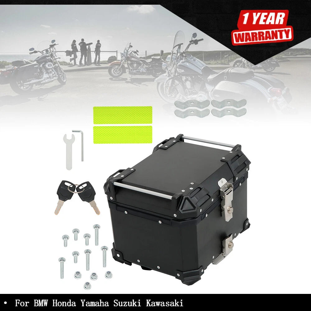 45L Waterproof Motorcycle Top Case for Scooter (Universal Fit)