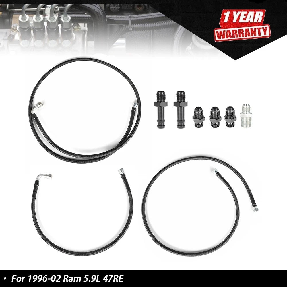 Transmission Cooler Lines Kit for Dodge Ram 5.9L (1996–2002)