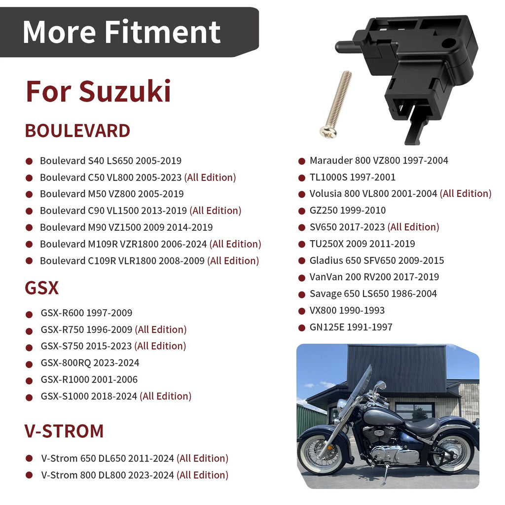 Left Clutch Lever Switch for Suzuki GSXR600 (1997–2009) / Boulevard C109R (2008–2009)