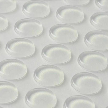 64 Pack Silicone Anti-Collision Pads with 3M Sticker for Universal Use