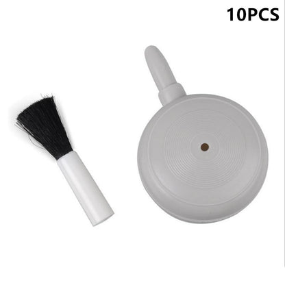 10 Pack Rubber Blower Brush for Camera Lens Sensor Cleaning