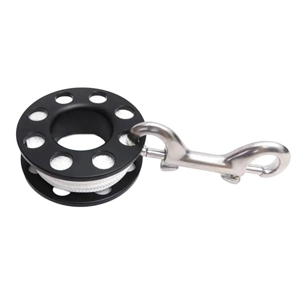 Scuba Diving Finger Spool Reel with Folding Mechanism for Convenient Storage