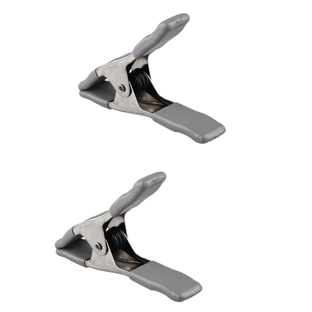 2pcs 4 Inch Spring Clamps for Woodworking Photography Backdrop (N/A)