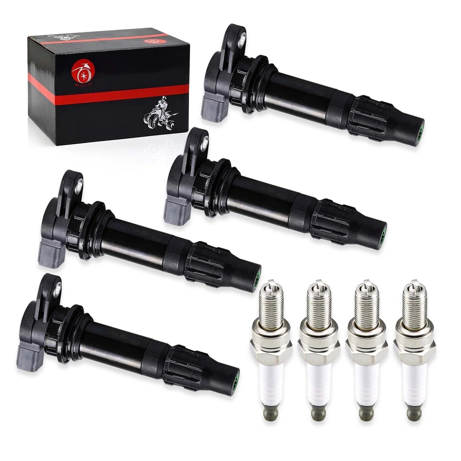Ignition Coils Set of 4 for Yamaha WaveRunner FX FX1000 HO (2004–2008)