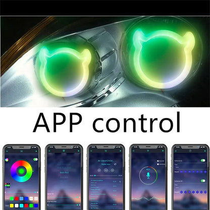 RGB Evil Eye LED Angel Eyes Halo Rings for