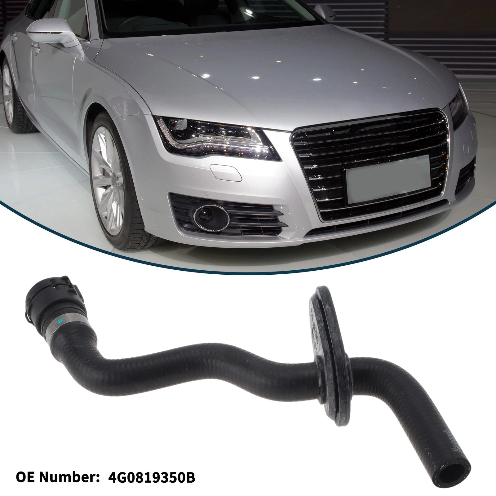 Radiator Hose for Audi A7 Quattro (2012–2015) OEM Replacement Rubber Heater