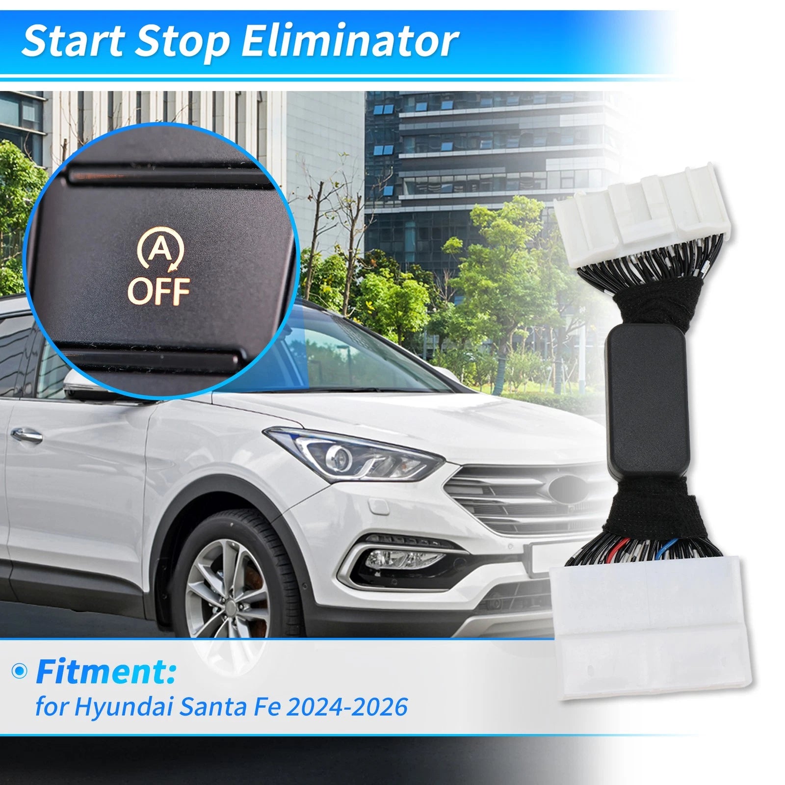 Auto Start Stop Eliminator for Hyundai Santa Fe (2024–2026) Auto Disable