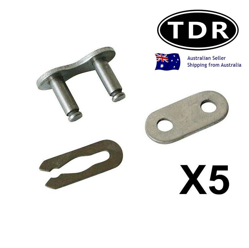 Set of 5 Chain Join Links for Motorized Bicycle 66cc 70cc 80cc