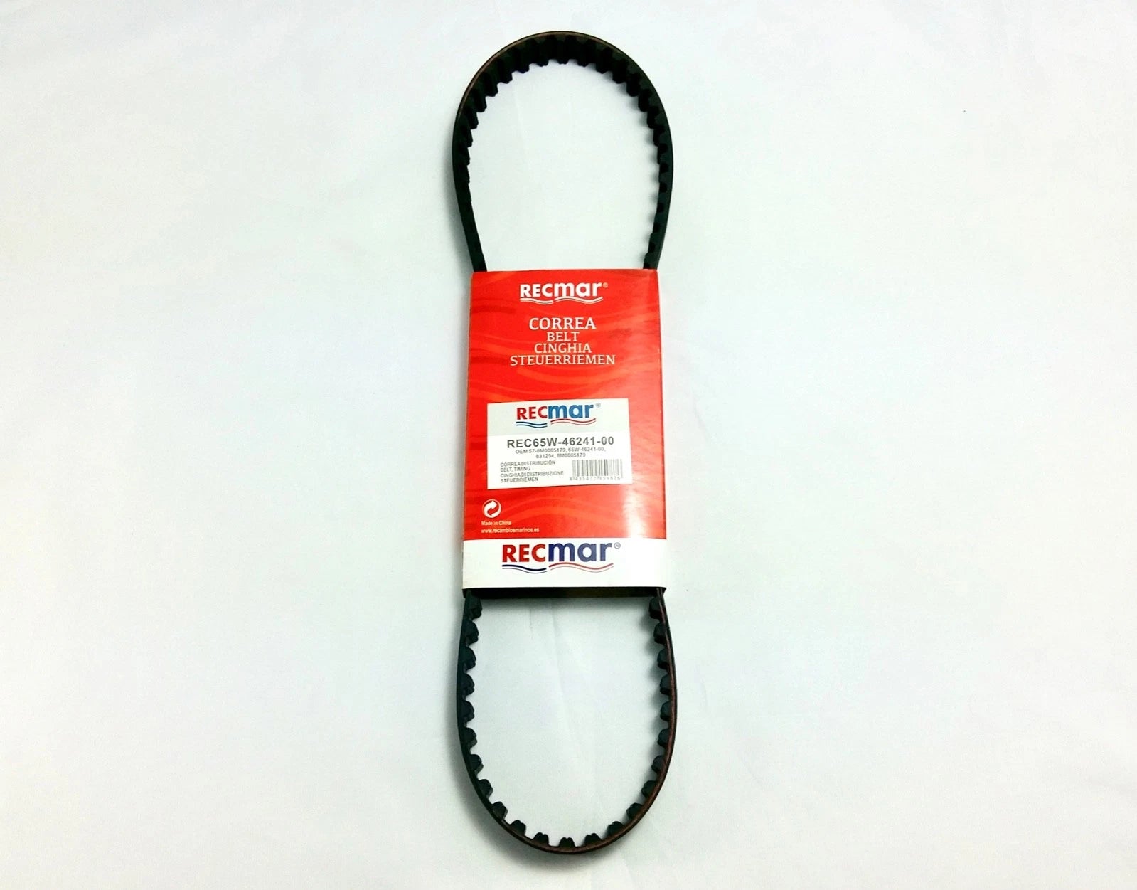 Timing Belt for Yamaha F25 F30 F40 (Replaces 65W-46241-00-00)
