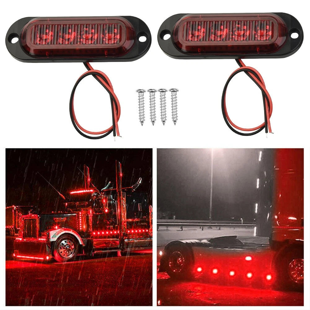 2X LED Side Marker Lights for Truck