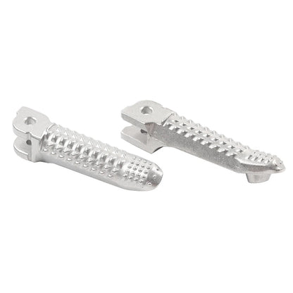 Pair Silver Front Driver Foot Pegs Footrest Pedals For BMW R nineT 2020-2024
