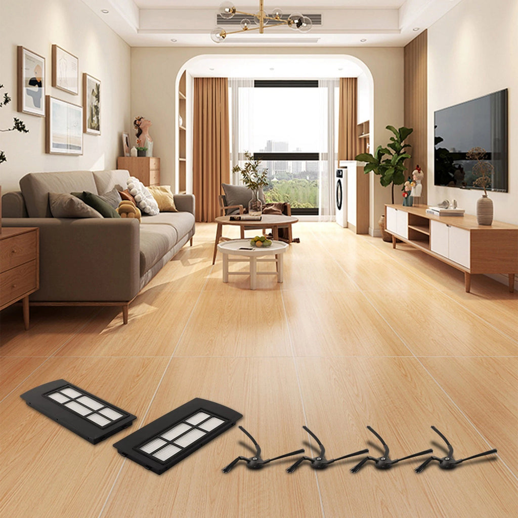 Filters and Side Brushes Kit for Vacuum Cleaner