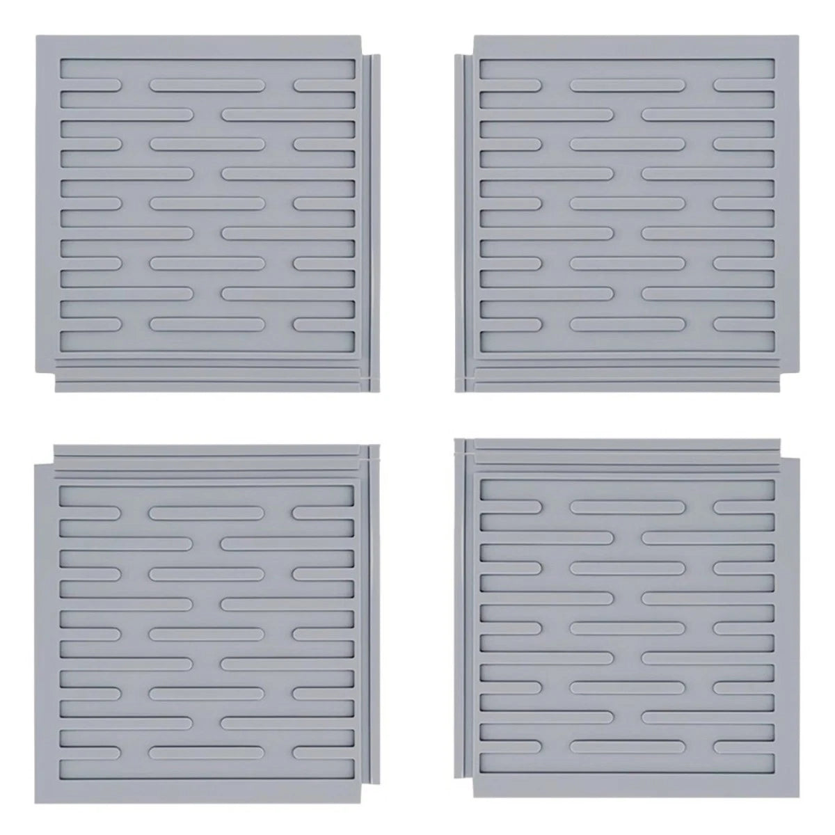 4X Customizable Silicone Drying Mats for Kitchen Use