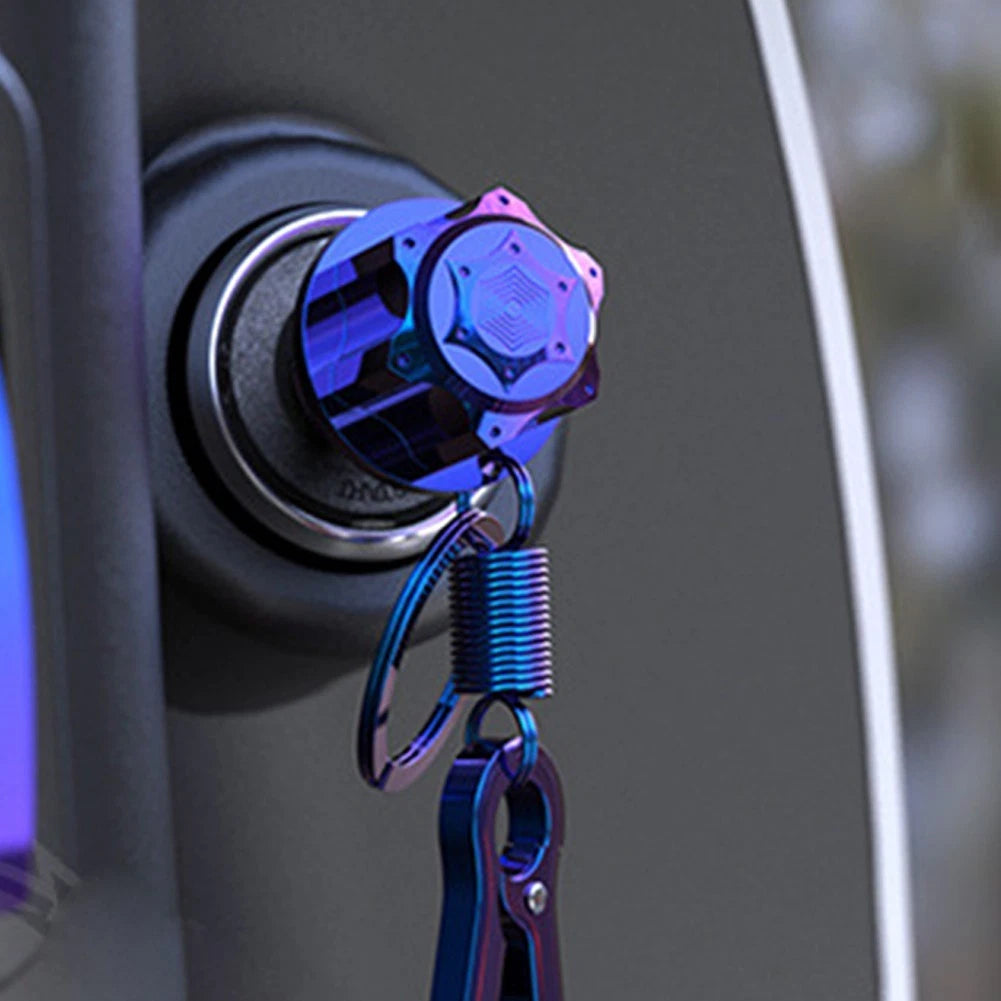 Key Head Cover for CNC Motorcycles (Burn Blue)
