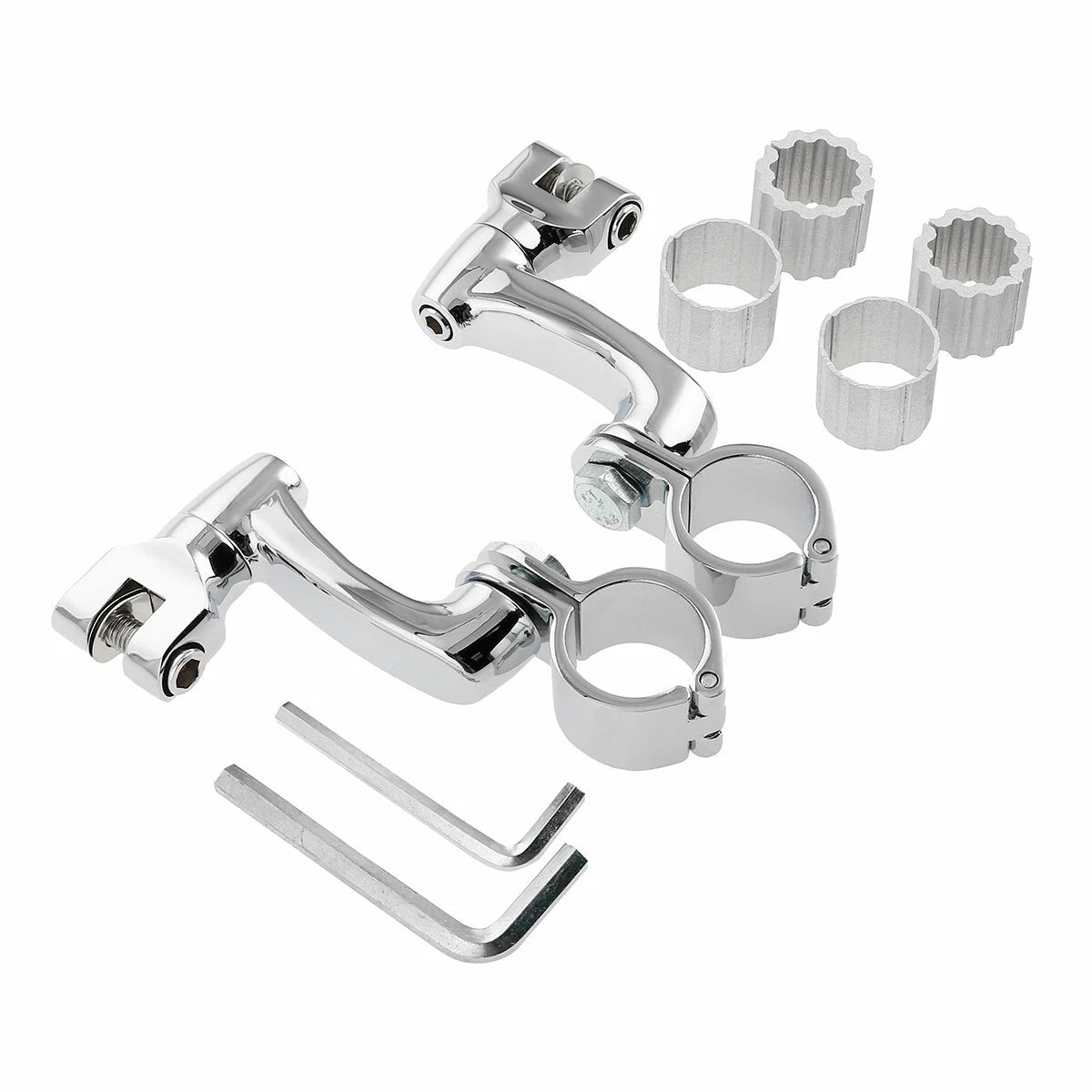 Highway Footpeg Pegs Mount for Harley Road Glide (22mm, 25mm, 32mm, 35mm) Chrome