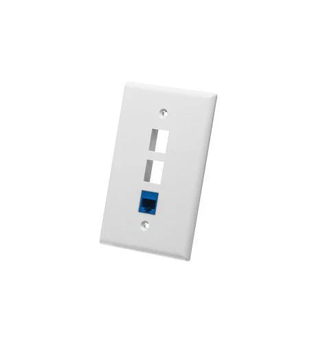 Icc IC107LF3WH Faceplate for Oversized 3-Port
