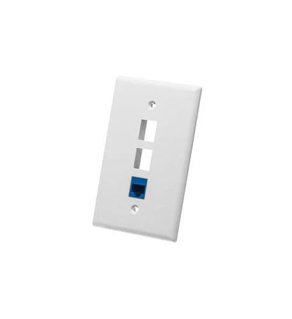 Icc IC107LF3WH Faceplate for Oversized 3-Port