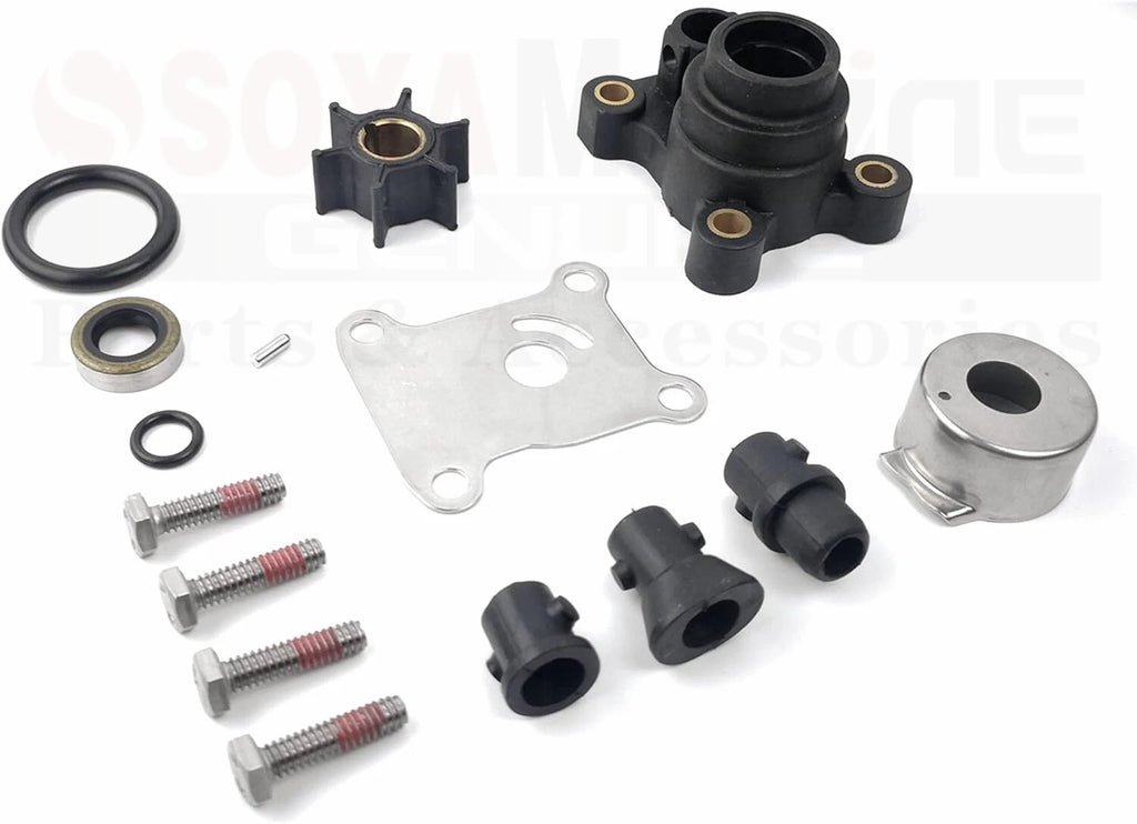 Water Pump Rebuild Kit for Johnson Evinrude 8-15 HP Outboards (18-3327, 393560)