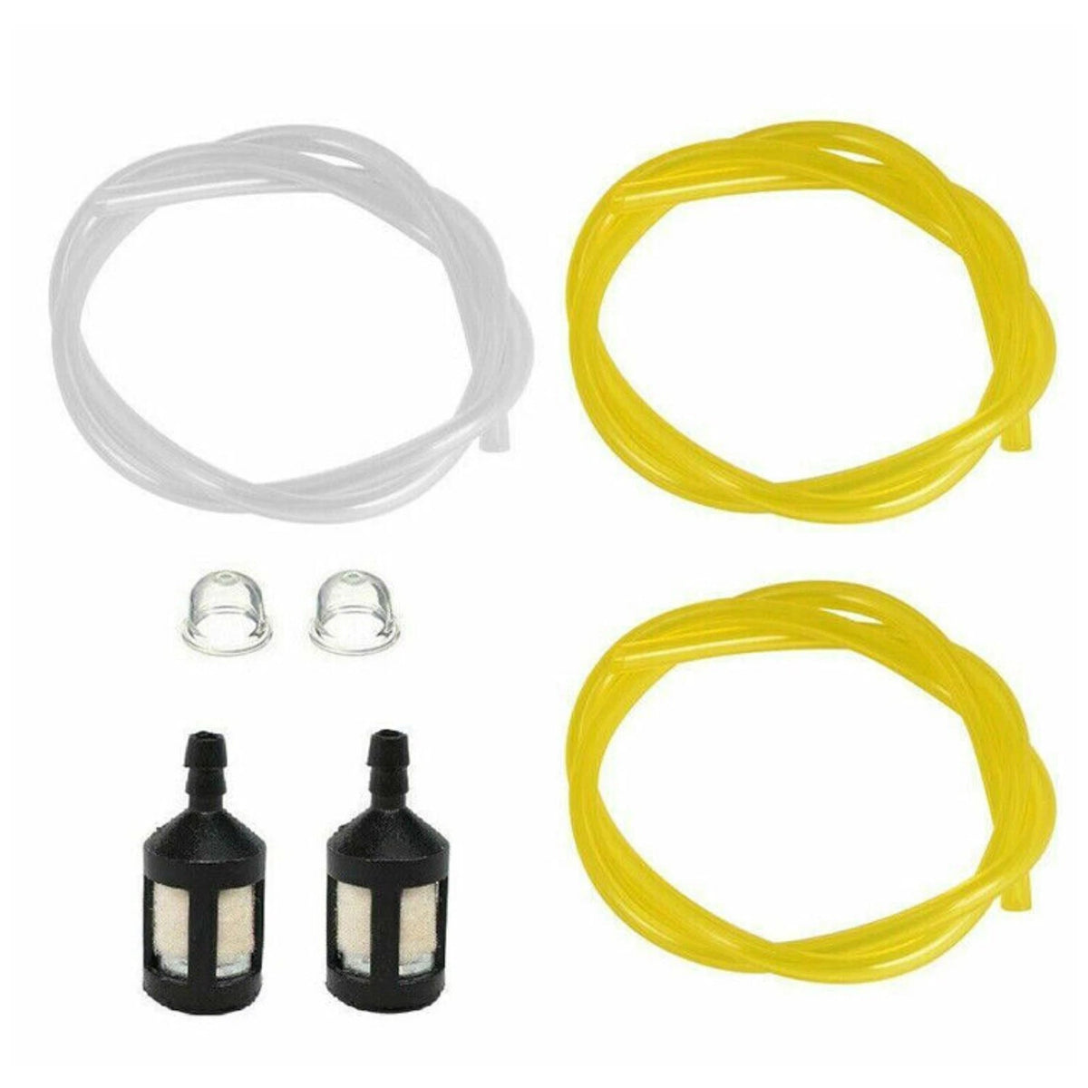 Set of 2 Fuel Line Pipe & Filter for McCulloch Trim Mac 210 241 250 251