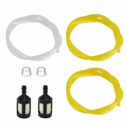 Set of 2 Fuel Line Pipe & Filter for McCulloch Trim Mac 210 241 250 251