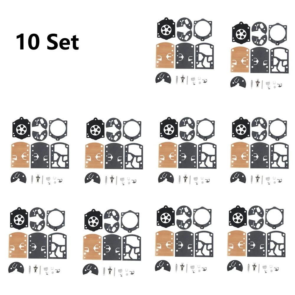 Set of 10 Carburetor Rebuild Kits for Walbro WB WB-24 WB-25 WB-32 WB-33