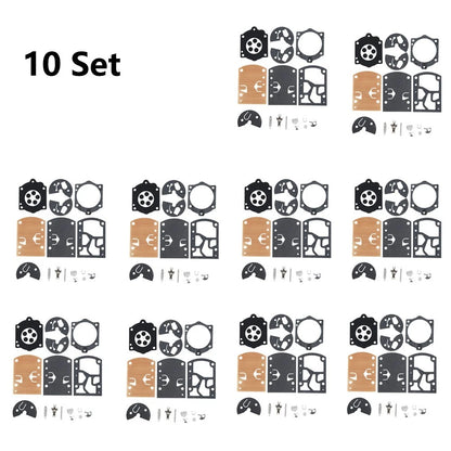 Set of 10 Carburetor Rebuild Kits for Walbro WB WB-24 WB-25 WB-32 WB-33