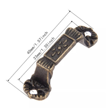 10Pc Antique Bronze Cabinet Pull Handles for Furniture