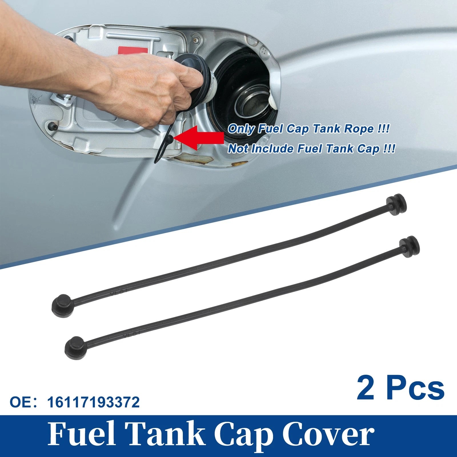 Fuel Tank Cap Tether Rope Set for BMW 740i (2011–2015)