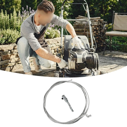 2.5m Gas Cable Kit 1.5mm Dia with End Cap and Z Clamp for Garden Tools