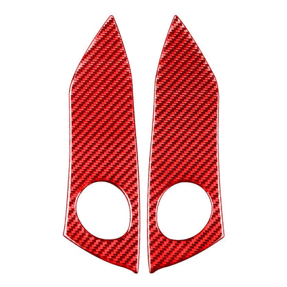 Carbon Fiber Emergency Warning Light Switch Cover Trim for Toyota RAV4 (2006–2012)