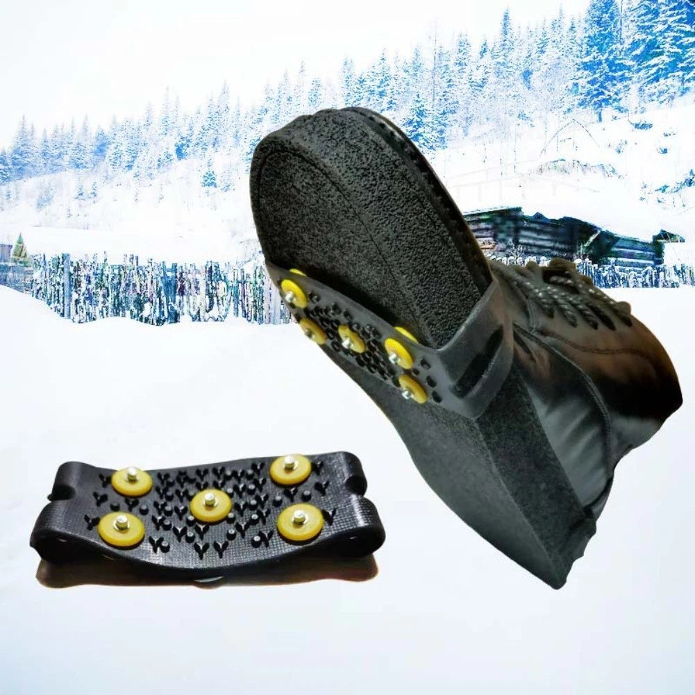 Steel Stud Shoe Covers for Outdoor Use on Snow and Ice Roads