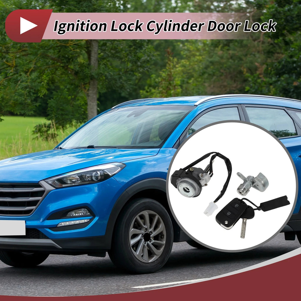 Ignition Lock Cylinder Door Lock Replacement for Hyundai Tucson (2015–2021)